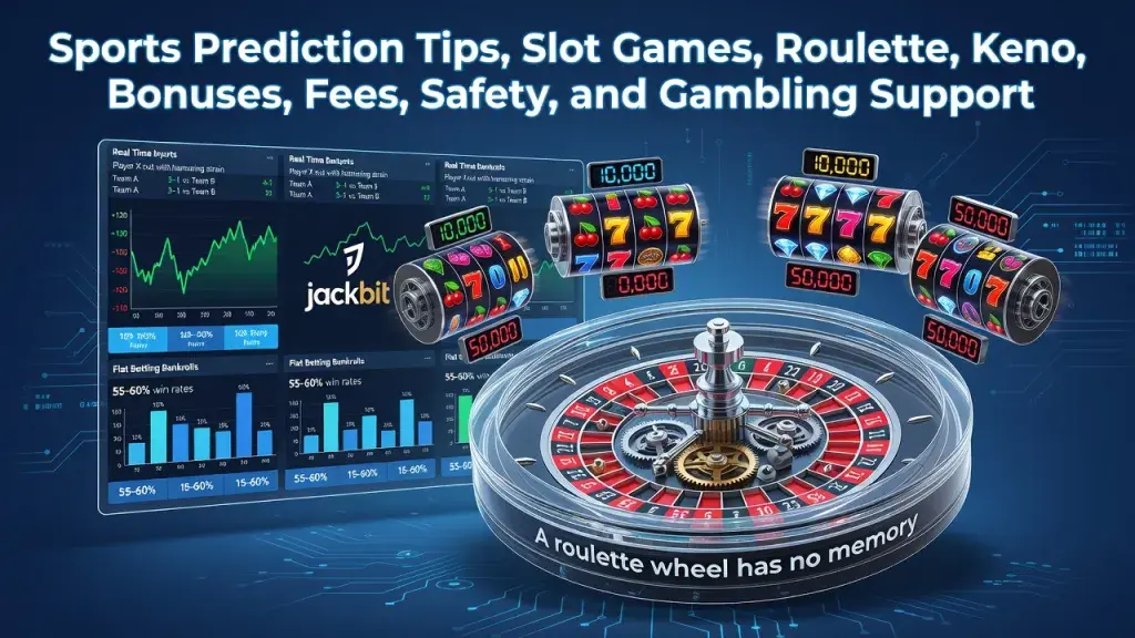 Online Casino Guide: Sports Prediction Tips, Slot Games, Roulette, Keno, Bonuses, Fees, Safety, and Gambling Support