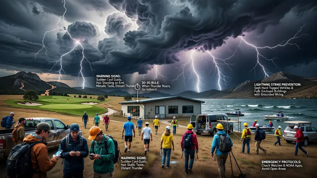 Lightning Storm Safety: Warning Signs, Lightning Strike Prevention, and Emergency Protocols for Outdoor Shelter