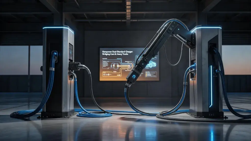 Kempower Debuts Dual-Standard Charger Bridging Cars and Heavy Trucks